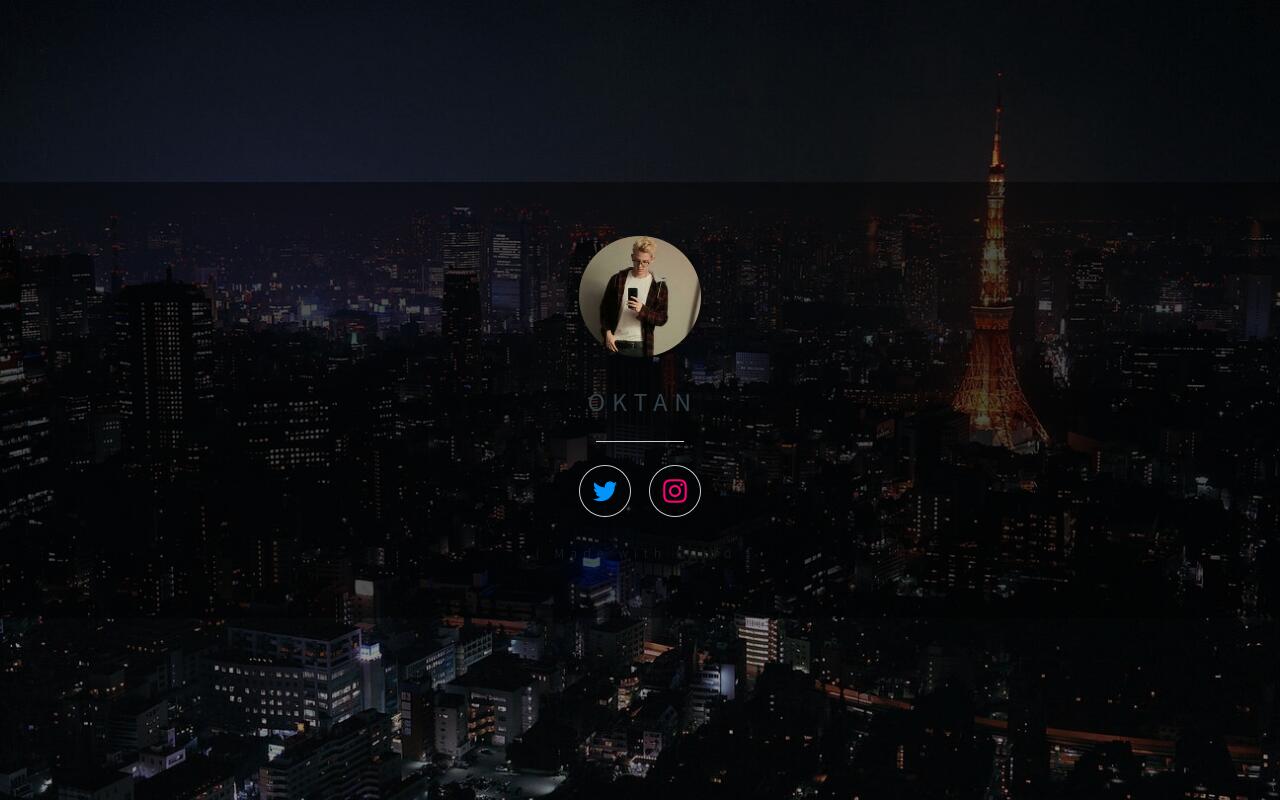 Carrd profile picture for @oktan